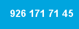 926 171 71 45 926 171 71 45